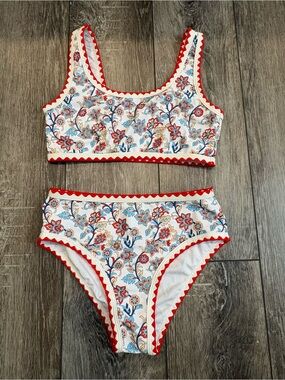 SHEIN Floral Bikini- Size Small